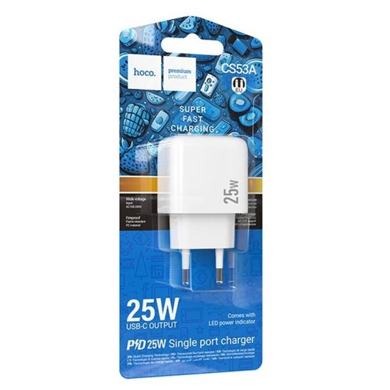СЗУ Hoco CS53A Surplus single port PD25W charger(EU)