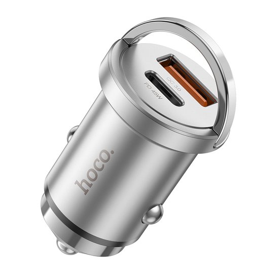 АЗУ Hoco NZ10 Handy PD45W+QC3.0 car charger