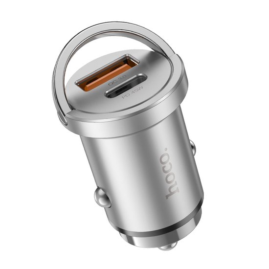 АЗУ Hoco NZ10 Handy PD45W+QC3.0 car charger