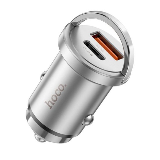 АЗП  Hoco NZ10 Handy PD45W+QC3.0 car charger