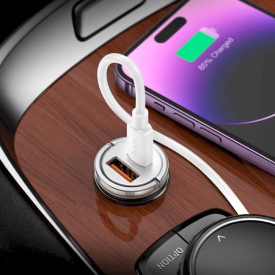 АЗП  Hoco NZ10 Handy PD45W+QC3.0 car charger