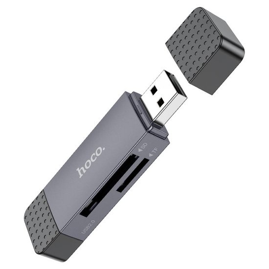 Кардридер - считыватель карт памяти Hoco HB45 Spirit 2-in-1 USB 3.0
