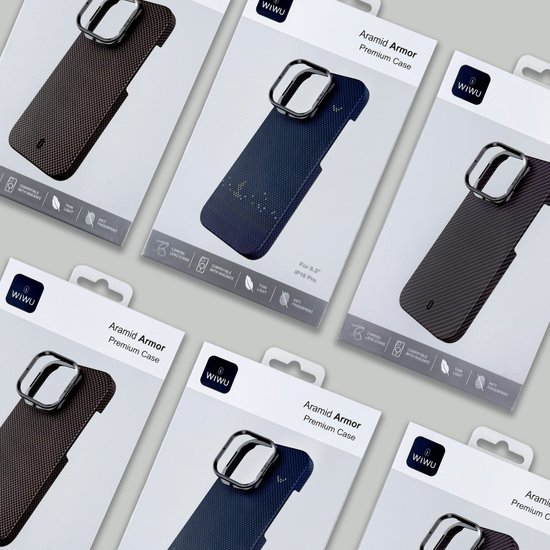 WIWU Чехол DCC-208 Aramid Armor  for iPhone 16 Pro