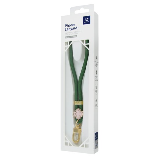 Ремешок GARDEN Series Short Phone Lanyard with Begonia Pattern