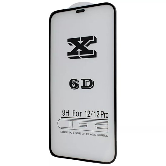 Защитное стекло 6D Full Glue iPhone 12/12 Pro