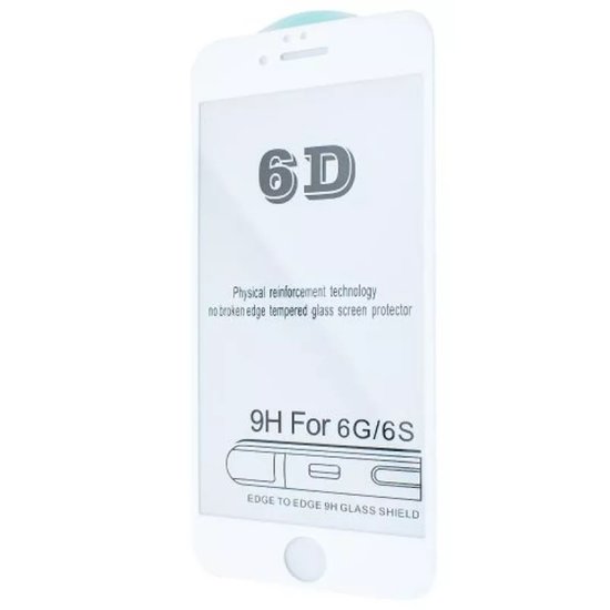 Защитное стекло 6D Full Glue iPhone 6