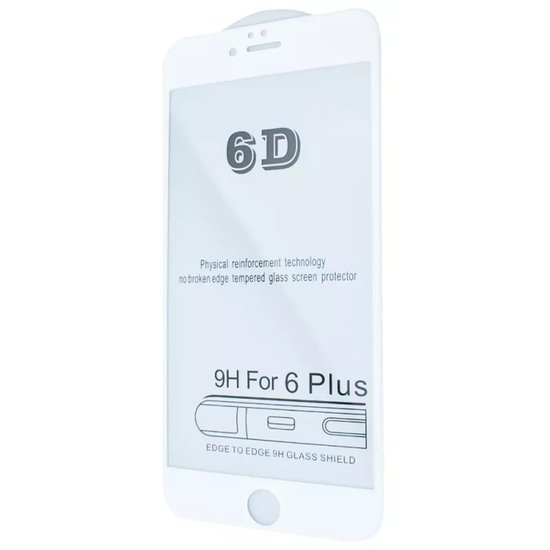 Защитное стекло 6D Full Glue iPhone 6 Plus