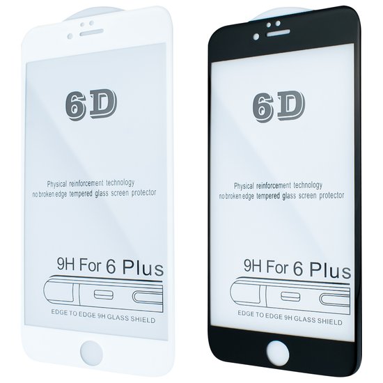 Защитное стекло 6D Full Glue iPhone 6 Plus