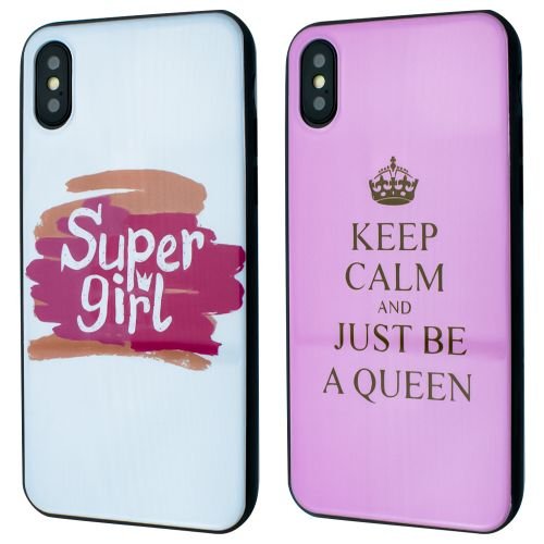 Чехол принт глянец Iphone X/XS