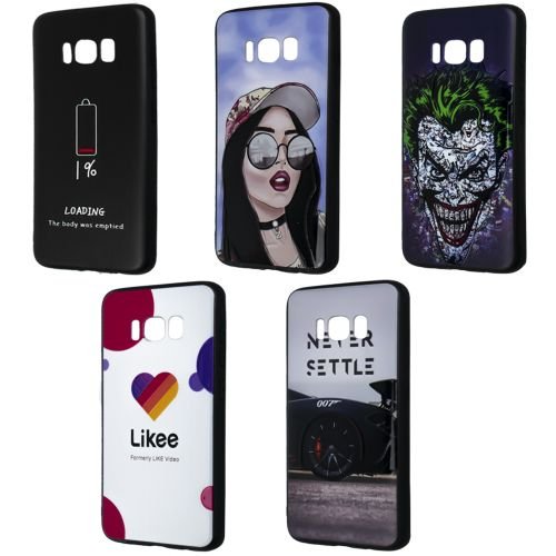 Чехол принт матовый S8
