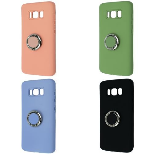 Silicone Cover With Ring Samsung S8