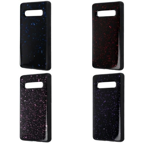 Confetti Black TPU Case Samsung S10+