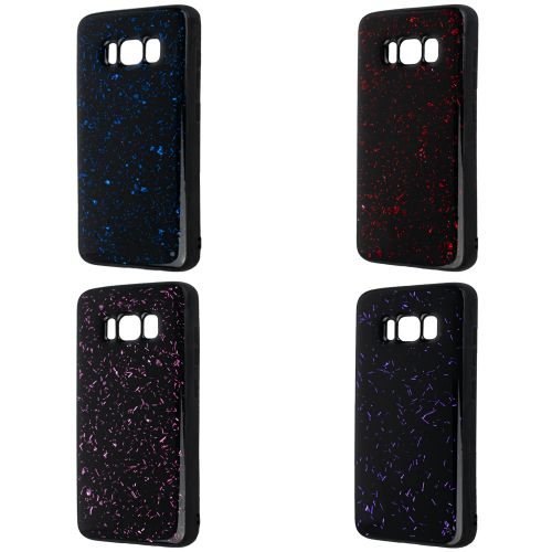 Confetti Black TPU Case Samsung S8