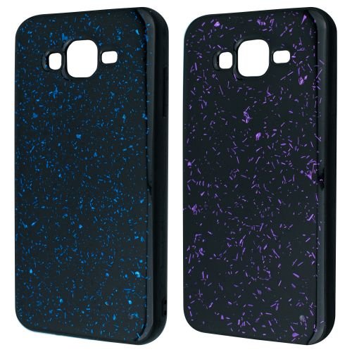 Confetti Black TPU Case Samsung J7 2016