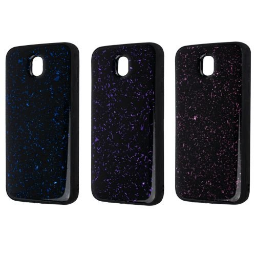 Confetti Black TPU Case Samsung J7 2017