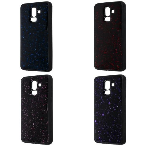 Confetti Black TPU Case Samsung J8