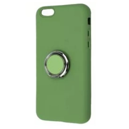 Silicone Cover With Ring Iphone 6