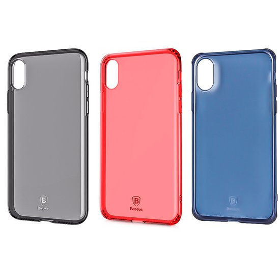 Baseus Simple Series Case For Iphone X/XS （Clean TPU）Transparent
