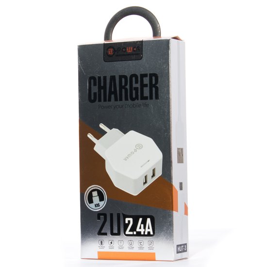 СЗУ QLT-POWER HUT-3 Lightning, 2 USB