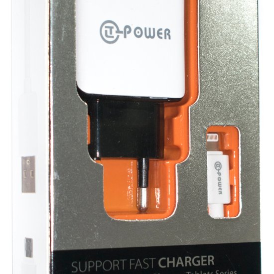 СЗУ QLT-POWER HUT-1 Lightning, 2 USB