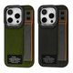 Kajsa Military Collection Straps back case for iPhone 15 Pro Max