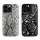 Kajsa Glamorous Collection Snake Pattern 2 back case for iPhone 15 Pro