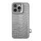 Kajsa Glamorous Collection Metallic Glossy Lizzar V.2 back case for iPhone 16 Pro