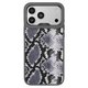 Kajsa Glamorous Collection Genuine Leather Snake Pattern Case iPhone 17 Pro