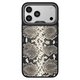 Kajsa Glamorous Collection Genuine Leather Snake Pattern Case iPhone 17 Pro Max