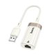 Переходник Hoco UA41 Crystal USB ethernet (100 mbps)