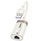 Переходник Hoco UA41 Crystal USB ethernet (100 mbps)