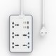 WIWU Сетевой Фильтр Wi-S006 11in1 20W 4C+2A+5AC EU 2M