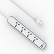 WIWU Сетевой Фильтр Wi-S007 8in1 20W GaN 2C+2A+4AC EU 2M