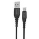 M8J191T-BLK (DC191T10B) - Type C to USB Charge/Faster,zinc alloy metal 1м