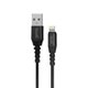 M8J191L-BLK (DC191L10B) - Lighting to USB Charge/Faster,zinc alloy metal 1м