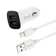 CC631L - Budi Car Charger 12W 2.4A + Cable Lightning