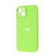 Square Full Silicone Case Close Camera iPhone 13