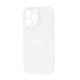 Square Full Silicone Case Close Camera iPhone 13 Pro Max