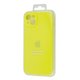 Square Full Silicone Case Close Camera iPhone 14 Plus