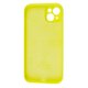 Square Full Silicone Case Close Camera iPhone 14 Plus