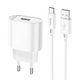 СЗУ Hoco C109A Fighter single port QC3.0 charger set (Type-C)