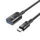 Кабель Hoco U107 Type-C male to USB female USB3.0 charging data sync  extension cable