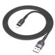 Кабель Hoco U117 Grand intelligent power-off charging data cable iP