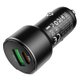 АЗУ Hoco Z42 Light road dual port digital display PD20W+QC3.0 car charger
