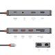 WIWU Адаптер CB011 11 в 1 Cyber USB-C to USB3.0, SD/TF, HDMI, RJ45, VGA, PD + 3.5mm