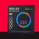 Кільцева лампа Ring Light RGB LED MJ45 45см