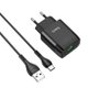 СЗУ Hoco C72Q Glorious single port QC3.0 charger set(Type-C)