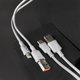 Кабель Hoco U131 Afortunado 2-in-1 charging data cable USB/Type-C to iP