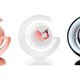 Портативная колонка с микрофонами YS-110 Bluetooth LED