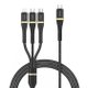Wiwu Кабель WI-C023 Vigor Series 3in1 Type-C Lightning Micro Reel Data and Charging Cable 100W